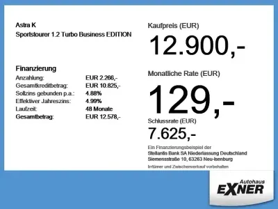 Brugt Opel Astra Business Edition 131 HK (96 kW) 2022 Hvid Hatchback