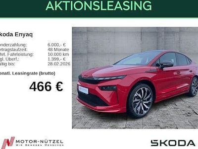 Rot Neu 2026 Skoda Enyaq iV SportLine SUV | 59.170 € (Teuer)
