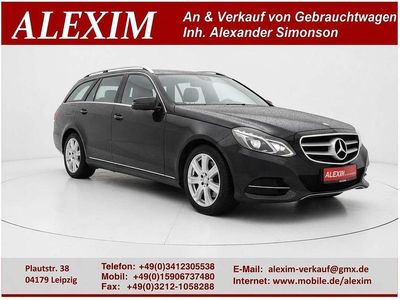 Usata Mercedes E220 Avantgarde 170 CV (125 kW) 2014 Nero Station wagon