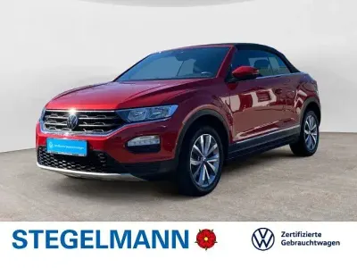 Gebraucht VW T-Roc Cabriolet Style 110 PS (80 kW) 2021 Rot Cabrio