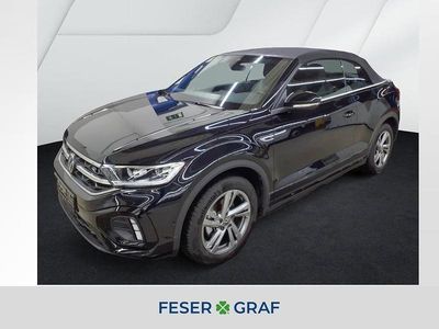 Gebraucht VW T-Roc Cabriolet R-line 150 PS (110 kW) 2025 Deep black perleffekt schwarz Cabrio