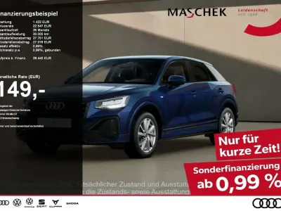 Gebraucht Audi Q2 S-Line 150 PS (110 kW) 2025 Navarrablau metallic SUV