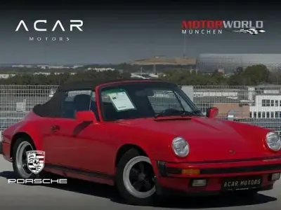 Usata Porsche 911 Carrera 1988 Rosso Cabrio