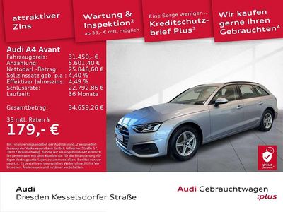 Gebraucht Audi A4 Basis 136 PS (100 kW) 2024 Florettsilber metallic Kombi
