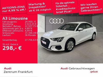 Gebraucht Audi A3 Basis 110 PS (80 kW) 2024 Weiß Limousine