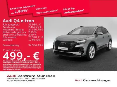 Gebraucht Audi Q4 e-tron S-Line 210 kW (286 PS) 2024 Grau SUV