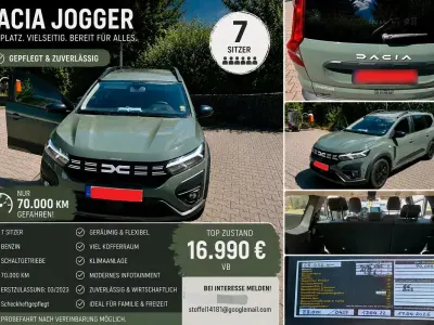 Gebraucht Dacia Jogger 101 PS (74 kW) 2023 Grün Van / Kleinbus
