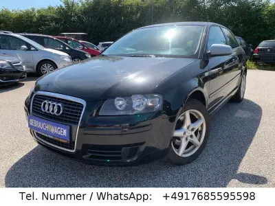 Gebraucht Audi A3 Attraction 105 PS (77 kW) 2008 Schwarz Kleinwagen