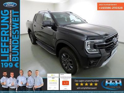 Gebraucht Ford Ranger Wildtrack 205 PS (150 kW) 2023 Obsidianschwarz Pickup