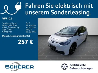 Gebraucht VW ID.3 Pro 106 kW (145 PS) 2022 Weiß Kleinwagen