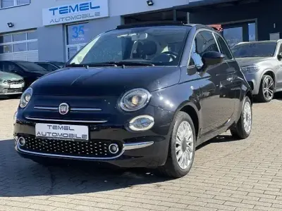 Brugt Fiat 500C Lounge 86 HK (63 kW) 2016 Sort Cabriolet