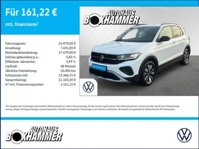 Gebraucht VW T-Cross Goal 116 PS (85 kW) 2025 Pure white SUV