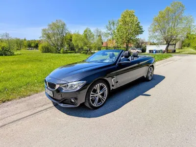 Gebraucht BMW 420 Sport Line 184 PS (135 kW) 2015 Schwarz Cabrio