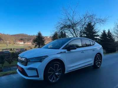 Gebraucht Skoda Enyaq iV SportLine 210 kW (286 PS) 2025 Weiß SUV