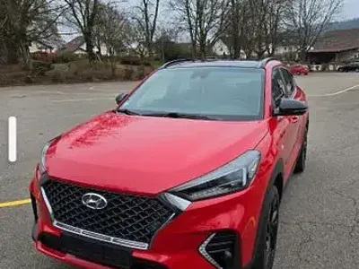 Gebraucht Hyundai Tucson Style 177 PS (130 kW) 2020 Rot SUV