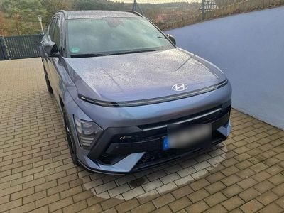 Gebraucht Hyundai Kona N Line 199 PS (146 kW) 2024 Blau SUV