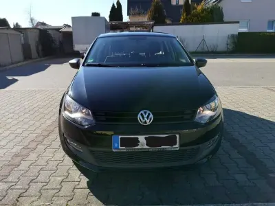 Gebraucht VW Polo Trendline 60 PS (44 kW) 2012 Schwarz Kleinwagen