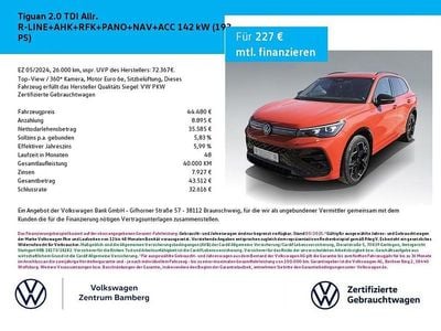 Gebraucht VW Tiguan R-line 193 PS (141 kW) 2024 Rot SUV