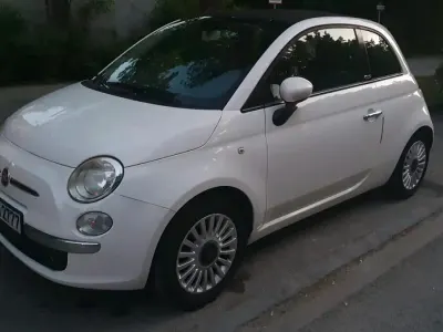 Używany Fiat 500C Lounge 69 KM (50 kW) 2012 Biały Kabriolet