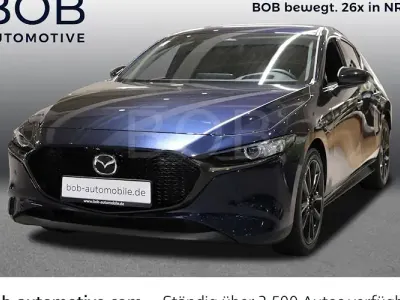 Gebraucht Mazda 3 Homura-Line 140 PS (102 kW) 2025 Deep crystal blue (blau) Limousine