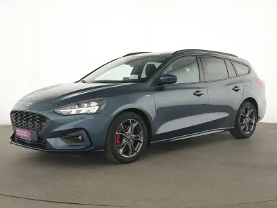 Brugt Ford Focus ST-Line 125 HK (91 kW) 2021 Blå Stationcar