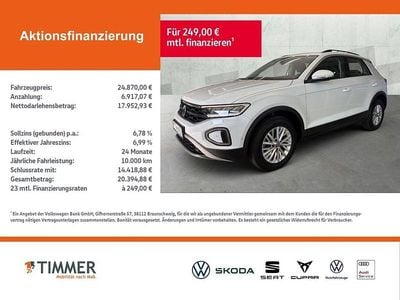 Second-hand VW T-Roc Life 150 CP (110 kW) 2023 Alb SUV