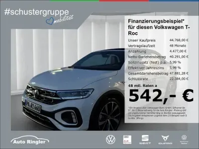 Gebraucht VW T-Roc Cabriolet R-line 150 PS (110 kW) 2025 Weiss Cabrio