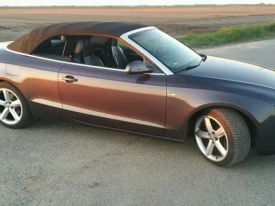 Gebraucht Audi A5 Cabriolet S-Line 190 PS (139 kW) 2009 Violet Cabrio
