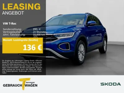 Gebraucht VW T-Roc Life 116 PS (85 kW) 2025 Blau SUV