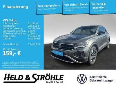 Gebraucht VW T-Roc Goal 116 PS (85 kW) 2025 Indiumgrau metallic (metallic) SUV