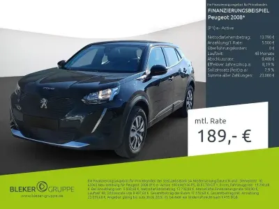 Gebraucht Peugeot e-2008 Active 100 kW (136 PS) 2023 Schwarz SUV