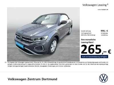 Gebraucht VW T-Roc Cabriolet Goal 150 PS (110 kW) 2025 Grau Cabrio