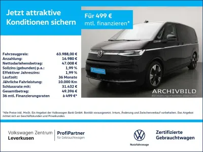 Gebraucht VW Multivan Style 245 PS (180 kW) 2025 Schwarz Van / Kleinbus