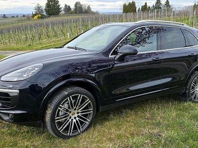 Gebraucht Porsche Cayenne Platinum Edition 385 PS (283 kW) 2017 Blau SUV