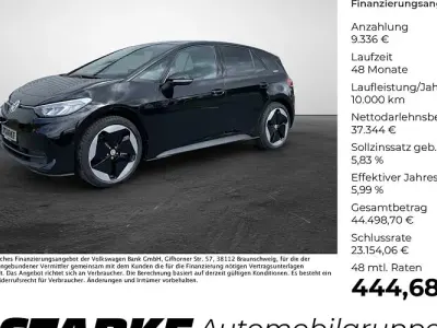 Neu VW ID.3 Pro 169 kW (231 PS) 2026 Schwarz Kleinwagen