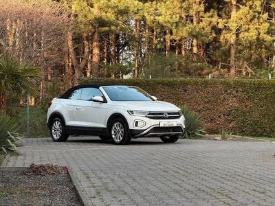 Gebraucht VW T-Roc Cabriolet 110 PS (80 kW) 2023 Weiß Cabrio