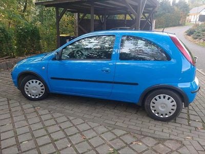Gebraucht Opel Corsa 75 PS (55 kW) 2003 Blau Kleinwagen