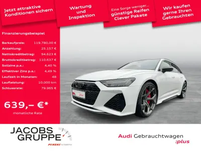 Brugt Audi RS6 Advanced 630 HK (463 kW) 2025 Hvid Stationcar