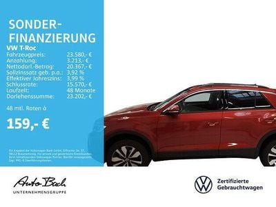 Second-hand VW T-Roc Move 110 CP (80 kW) 2023 Roșu SUV