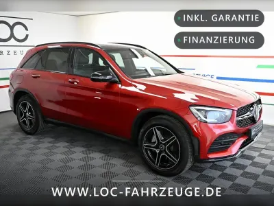 Gebraucht Mercedes GLC300 AMG line 258 PS (189 kW) 2020 Hyazinthrot  metalliclack SUV
