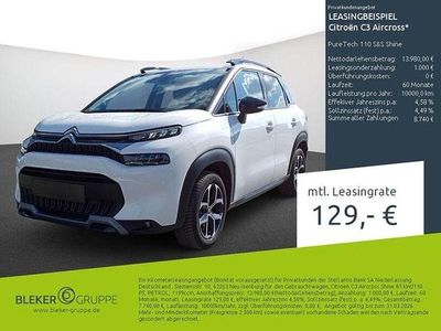 Gebraucht Citroën C3 Aircross Shine 110 PS (80 kW) 2024 Weiß SUV