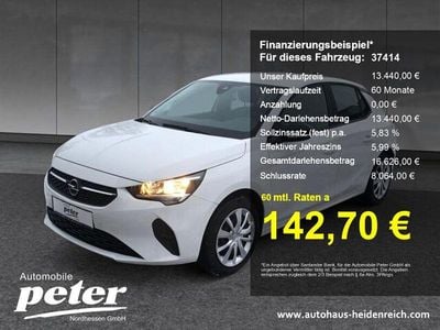 Gebraucht Opel Corsa-e Edition 100 kW (136 PS) 2022 Jade weiss/arktis weiss Kleinwagen