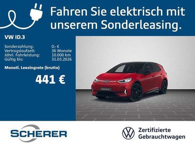 Gebraucht VW ID.3 GTX 239 kW (326 PS) 2025 Kings red metallic / schwarz (metallic) Kleinwagen
