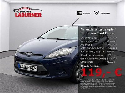 Blau Gebraucht 2010 Ford Fiesta Trend Kleinwagen | 5.690 € (Teuer)