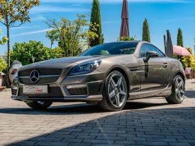 Usata Mercedes SLK55 AMG AMG 421 CV (309 kW) 2012 Grigio Cabrio
