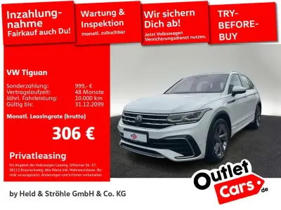 Usata VW Tiguan R-line 150 CV (110 kW) 2024 Bianco SUV