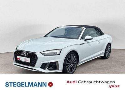 Gletscherweiß metallic Gebraucht 2024 Audi A5 Cabriolet S-Line Cabrio | 44.770 € (Guter Preis)