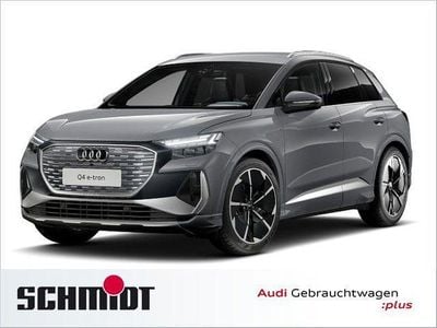 Gebraucht Audi Q4 e-tron S-Line 150 kW (204 PS) 2023 Kieselgrau SUV