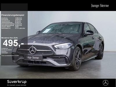 Gebraucht Mercedes C300e AMG 313 PS (230 kW) 2024 Graulack graphitgrau (metallic) Limousine