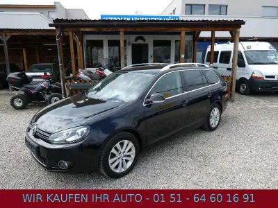 Gebraucht VW Golf VI Style 122 PS (89 kW) 2011 Schwarz Kleinwagen